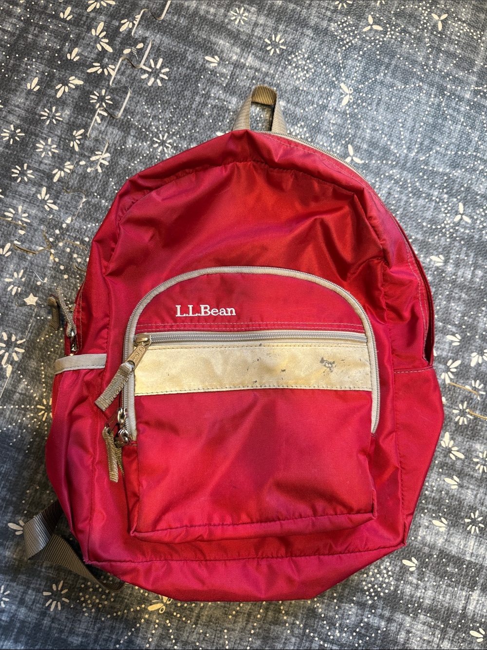 L.L.Bean Kids Junior Original Book Pack (Backpack) in Red